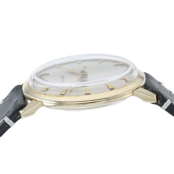 57_05537401-73d6-4bf1-b94a-093f6870f8ea Rolex Vintage Silver Dial 14k Solid Gold 33mm Manual Wind Men’s Watch 3038