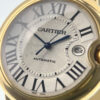 Cartier Ballon Bleu 18k Yellow Gold Silver Dial 42mm Automatic Mens W6900551