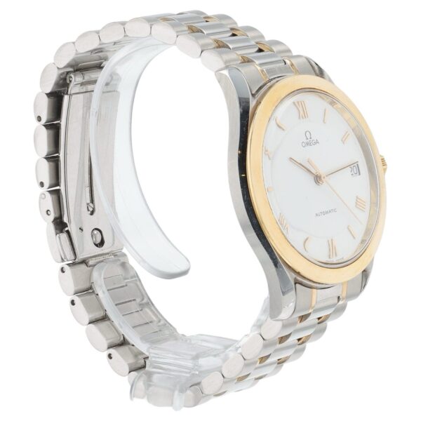 Omega Classic Heritage Steel & Gold White Dial 35mm Automatic Men’s 166.0285