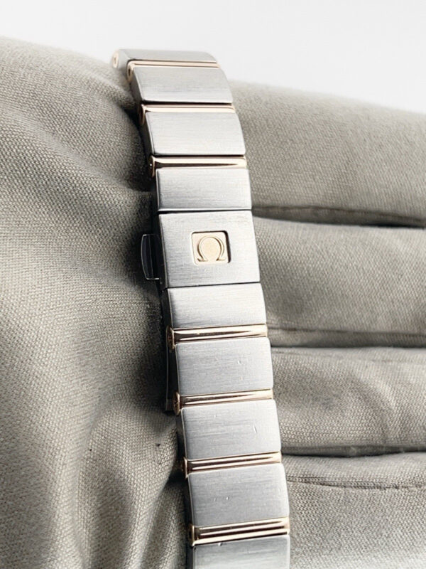 Omega Constellation Rose Gold & Steel Brown Dial 24mm Quartz 123.25.24.60.63.001