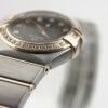 Omega Constellation Rose Gold & Steel Brown Dial 24mm Quartz 123.25.24.60.63.001