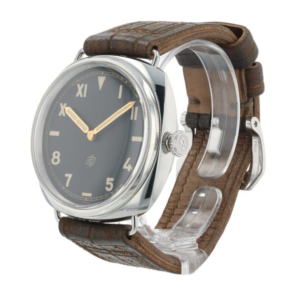Panerai Radiomir 3 Days Black Dial Steel 47mm Manual Wind Mens Watch PAM00424