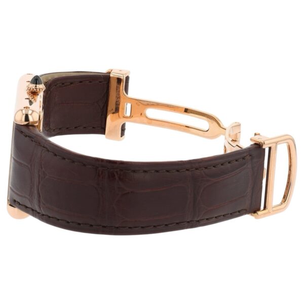 Cartier Tank Louis 18 Rose Gold Brown Dial Manual Wind Men’s Watch W1560002