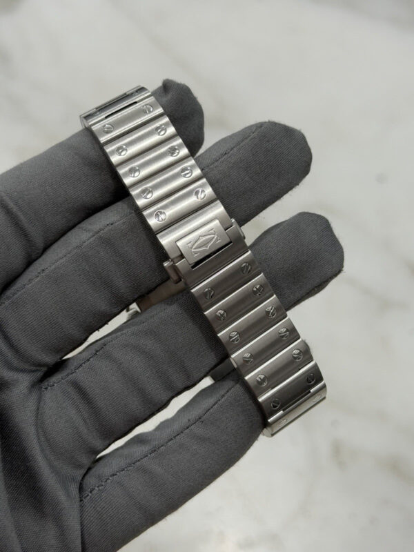 57_12f5943f-af6e-4bcb-89e3-1664dcbc8c40 2024 Cartier Santos WSSA0029 Automatic Stainless White Dial Midsize Watch 35mm