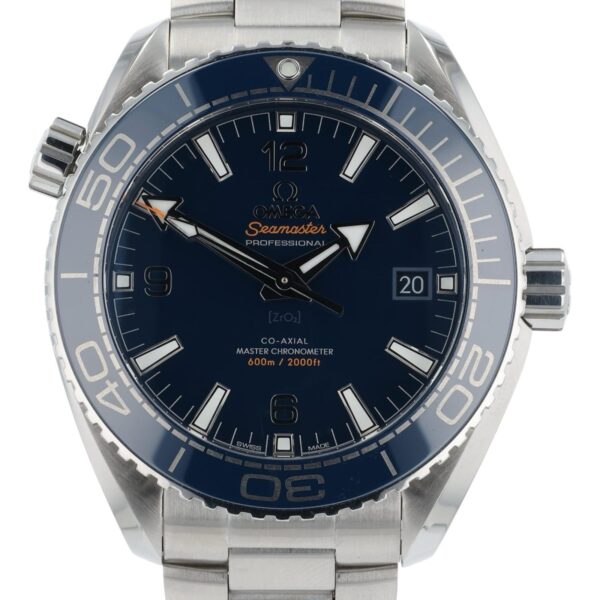 Omega Seamaster Planet Ocean Steel Blue Dial 43.5mn Mens 215.30.44.21.03.001