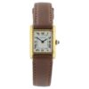Cartier Tank White Dial Gold Plated 21mm Manual Wind Women’s Watch