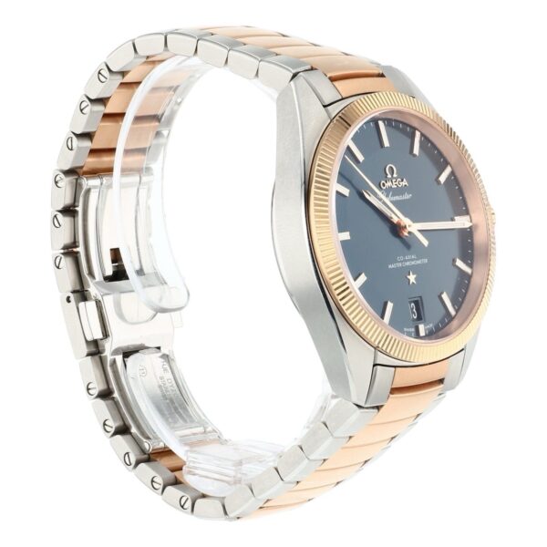 Omega Globemaster Gold & Steel Blue Dial 39mm Automatic Mens 130.20.39.21.03.001