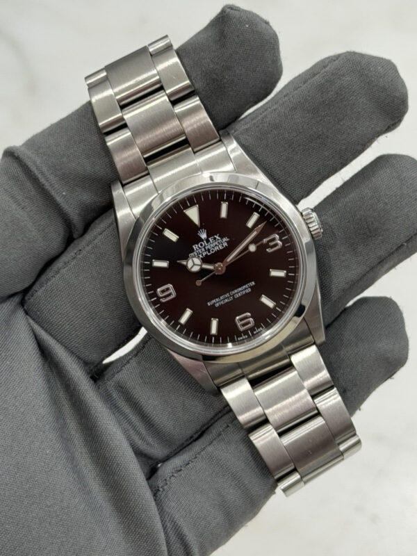 Rolex Explorer Stainless Steel Black Dial 36mm Automatic Men’s Watch 114270