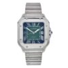 Cartier Santos Stainless Steel Green Dial 35mm Automatic Men’s Watch WSSA0061