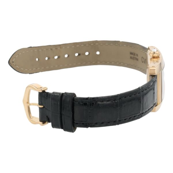 Cartier Tank Americaine 18k Rose Gold Silver Dial 26mm Auto Mens Watch W262003