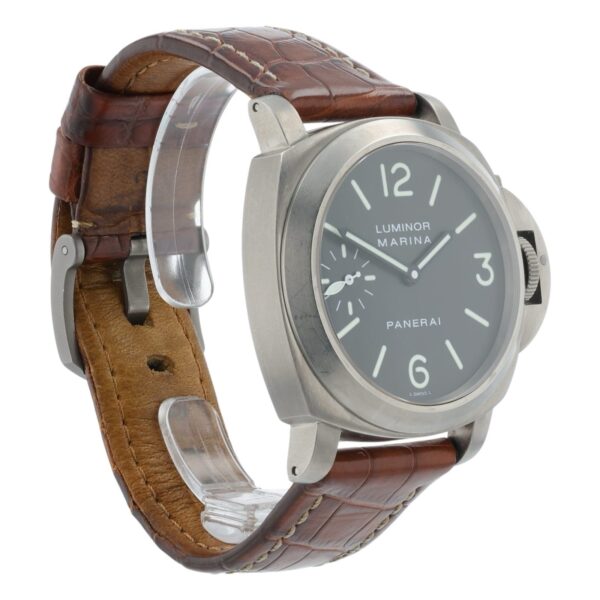 Panerai Luminor Marina Titanium Brown Dial 44mm Manual Wind Men’s Watch
