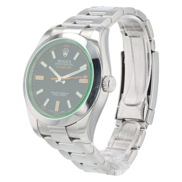 Rolex Milgauss Black Dial Stainless Steel 40mm Automatic Men’s Watch 116400GV