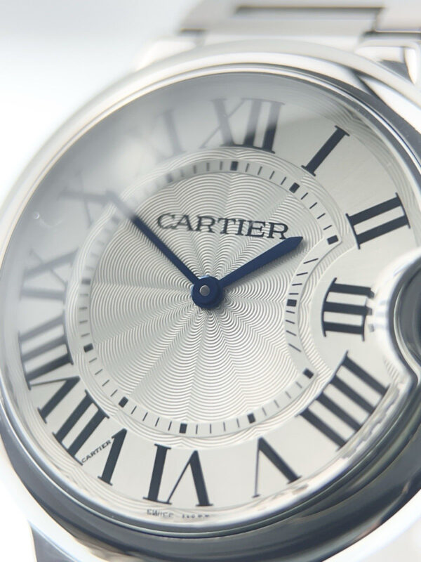 Cartier Ballon Bleu Stainless Steel Silver Dial 36mm Quartz Men’s Watch W69011Z4