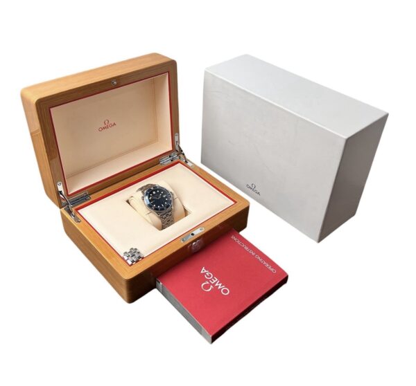 57_31509e94-27de-4e83-8480-384a43a8b59e Omega Seamaster Stainless Steel Blue Dial 41mm Automatic Mens Watch 2226.80.00