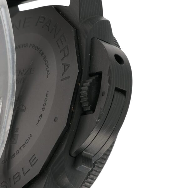 Panerai Submersible Carbon Black Dial 47mm Automatic Movement Mens PAM01616