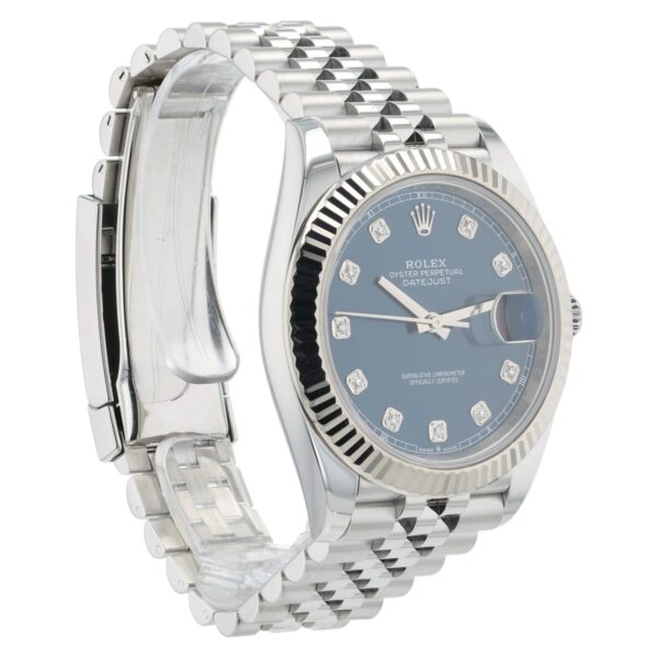 57_32bd7aff-49a2-4c4c-bc1f-ca7a771808cf Rolex Datejust Blue Dial Stainless Steel 41mm Automatic Men’s Watch 126334