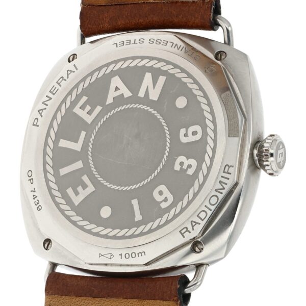 Panerai Radiomir Eilean Stainless Steel Brown Dial 45mm Manual Mens PAM01243