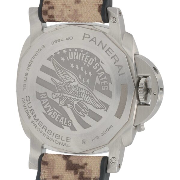 Panerai Submersible Navy Seals Steel Black Dial 44mm Automatic Men’s PAM01518