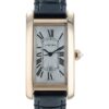 Cartier Tank Americaine 18k Rose Gold Silver Dial 26mm Auto Mens Watch W262003