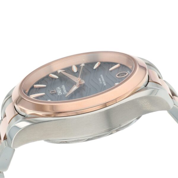 Omega Seamaster Blue Dial Steel & Rose Gold 34mm Auto Womens 220.20.34.20.03.001
