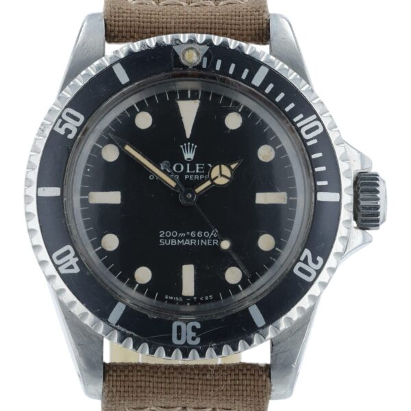 57_3c15a5ba-1e01-44b3-844c-58b51f1c6589 1966 Rolex Submariner Stainless Steel Black Dial 40mm Automatic Men’s Watch 5513