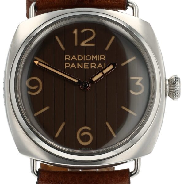 Panerai Radiomir Eilean Stainless Steel Brown Dial 45mm Manual Mens PAM01243