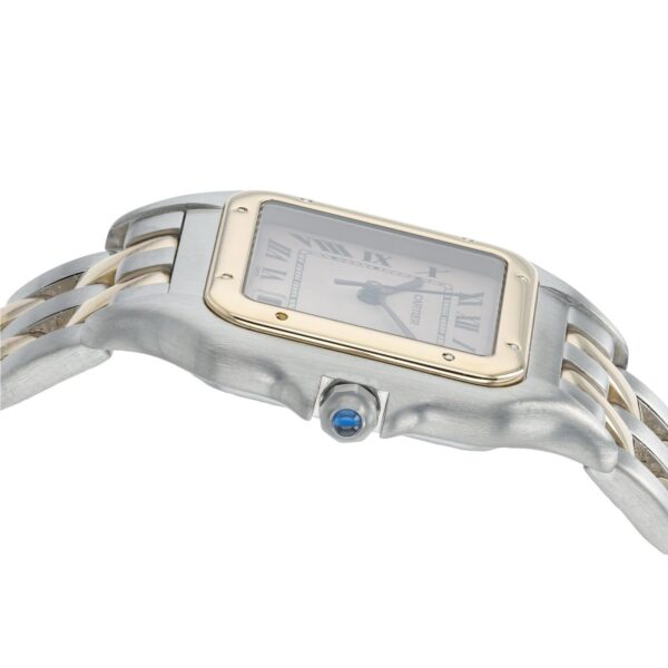 Cartier Panthere Silver Dial Gold and Steel 27mm Quartz Unisex Watch 110000R