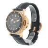 Panerai Submersible 18k Rose Gold Black Dial 42mm Automatic Mens Watch PAM01164