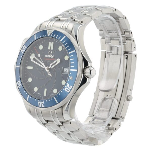 57_3e2baea3-38bc-47d0-938a-57abb6d71e8d Omega Seamaster Stainless Steel Blue Dial 41mm Automatic Mens Watch 2226.80.00