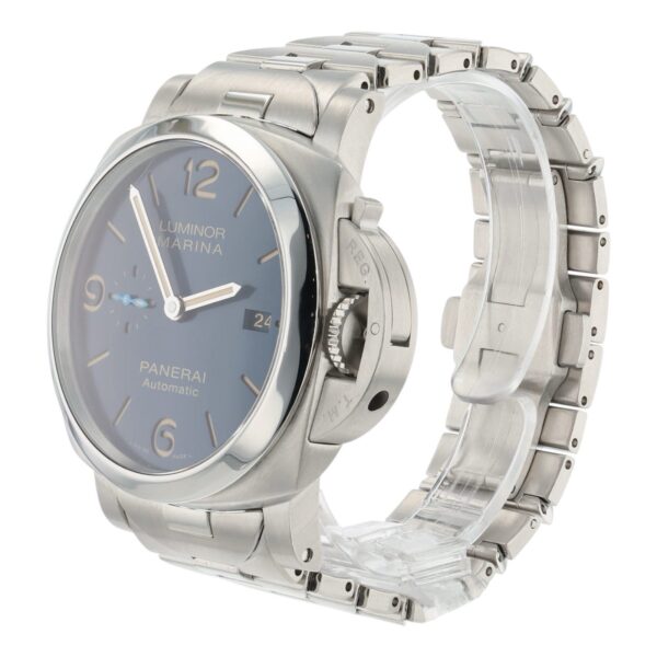 Panerai Luminor Marina Stainless Steel Blue Dial 44mm Automatic Mens PAM01058