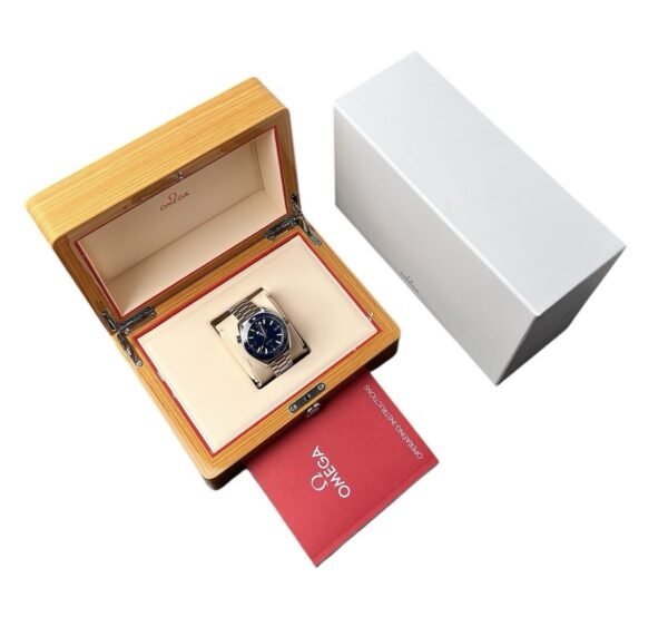 Omega Seamaster Planet Ocean Steel Blue Dial 43.5mn Mens 215.30.44.21.03.001