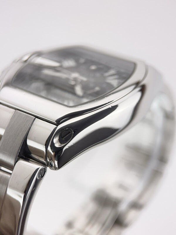 57_436af441-9e1f-45d5-9e80-fb344cbc1b31 Cartier Roadster Stainless Steel Black Dial 40mm Automatic Mens Watch W62007X6