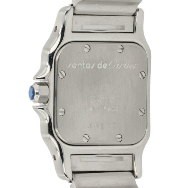 Cartier Santos Gold & Steel Silver Dial 24mm Quartz Women’s Watch 1057930