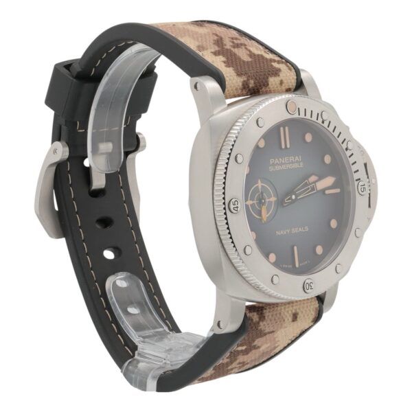 Panerai Submersible Navy Seals Steel Black Dial 44mm Automatic Men’s PAM01518