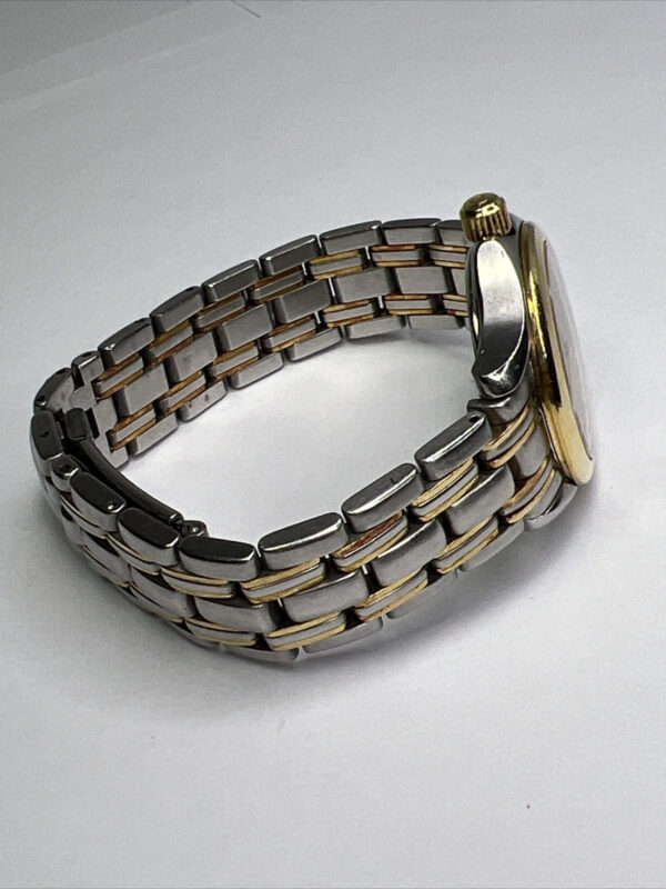 29mm OMEGA Seamaster 120M Steel 18K Gold Bezel Quartz Women’s Date Watch – READ