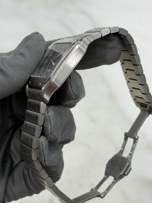 Cartier Santos Stainless Steel Green Dial 35mm Automatic Men’s Watch WSSA0061