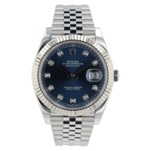 Rolex Datejust Blue Dial Stainless Steel 41mm Automatic Men’s Watch 126334