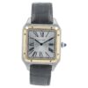 Cartier Santos Dumont Gold & Steel Silver Dial Manual Wind Men’s Watch W2SA0034