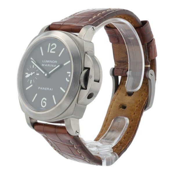 Panerai Luminor Marina Titanium Brown Dial 44mm Manual Wind Men’s Watch
