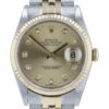 Rolex Datejust Gold & Steel Diamond Champagne Dial 36mm Automatic Mens 16233