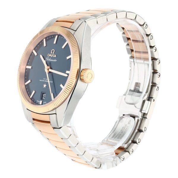 Omega Globemaster Gold & Steel Blue Dial 39mm Automatic Mens 130.20.39.21.03.001