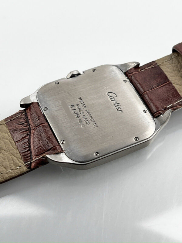 Cartier Santos Dumont Manual Wind 35mm 18k White Gold – AM Diamonds