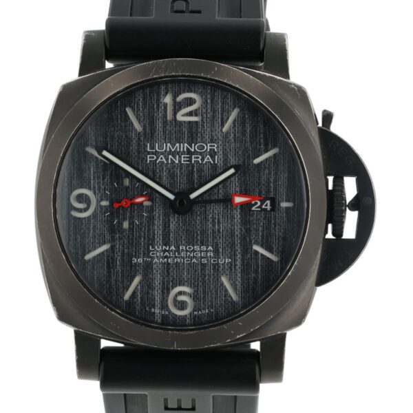 Panerai Luminor Luna Rossa Titanium Grey Dial 44mm Automatic Mens Watch PAM01036