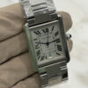 Cartier Tank Solo XL 3515 Stainless Steel 31mm Automatic Mens Watch W5200028
