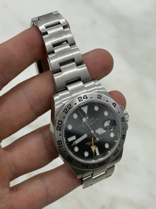 Rolex Explorer II Stainless Steel Black Dial 42mm Automatic Mens Watch 216570