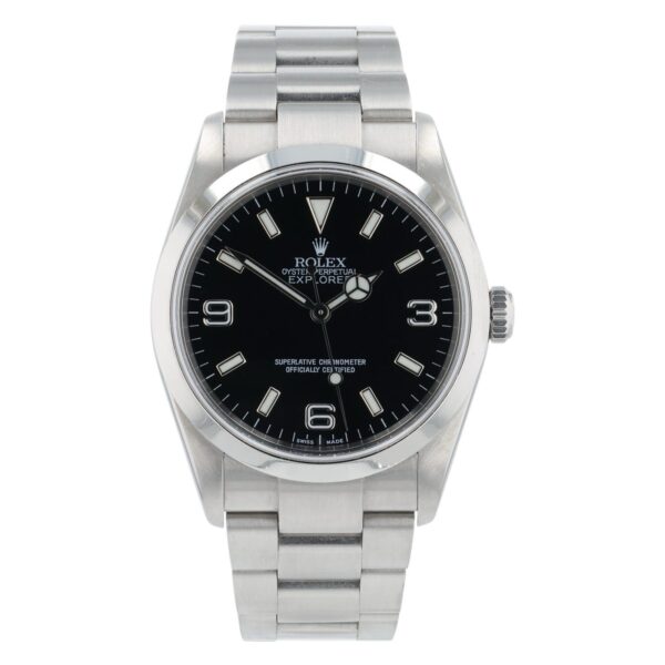 Rolex Explorer Stainless Steel Black Dial 36mm Automatic Men’s Watch 114270