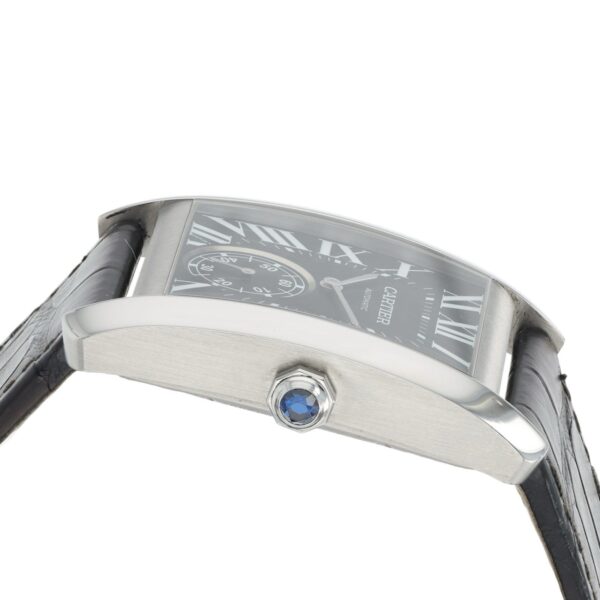 Cartier Tank MC Black Dial Stainless Steel 34mm Automatic Men’s Watch W5330004