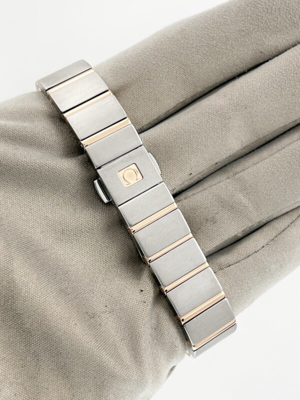 Omega Constellation Rose Gold & Steel Brown Dial 24mm Quartz 123.25.24.60.63.001