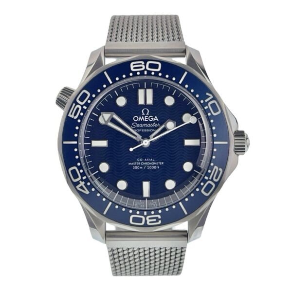 NEW 2026 Omega Seamaster Steel Blue Dial 42mm Auto Watch 210.30.42.20.03.002