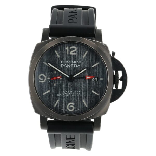 Panerai Luminor Luna Rossa Titanium Grey Dial 44mm Automatic Mens Watch PAM01036